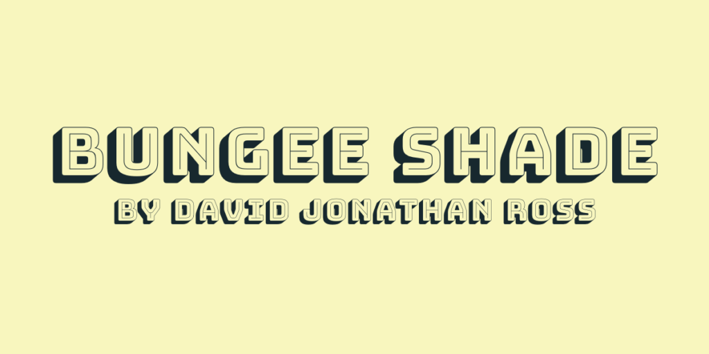 Bungee Shade Font