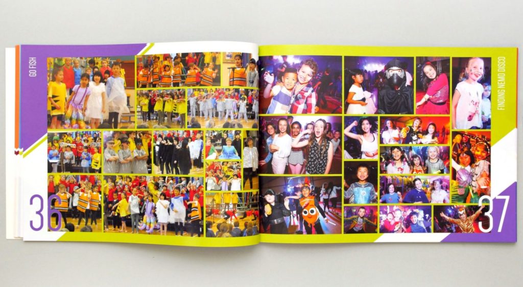 photo collage school yearbook
