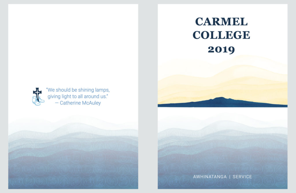 Carmel College simple cover design