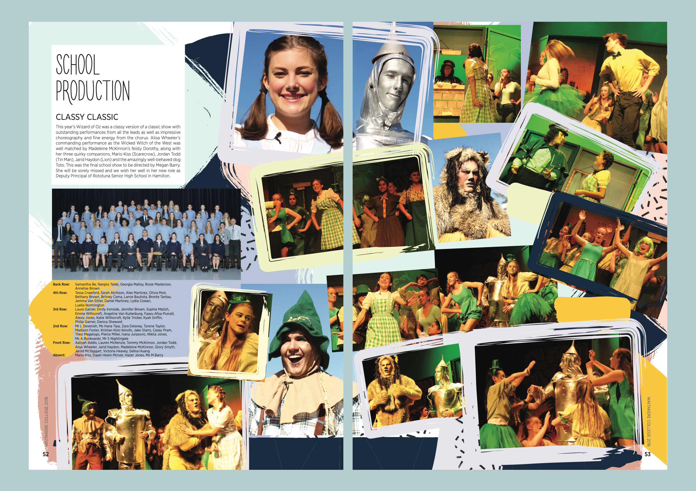 Waitakere College Page Spread