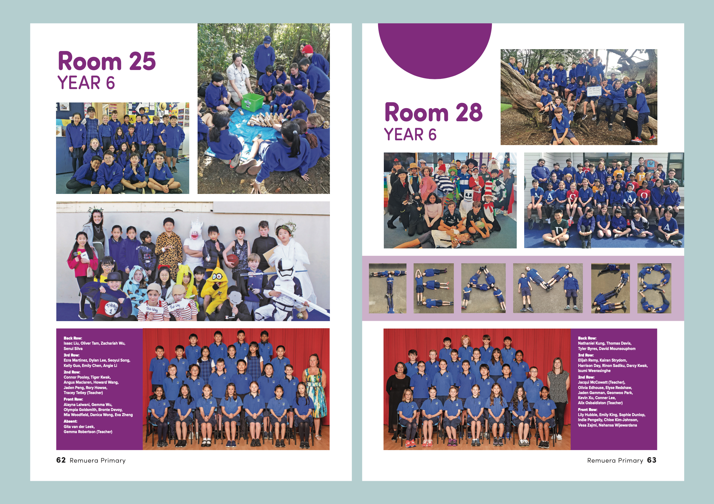 Remuera Primary School Page Design
