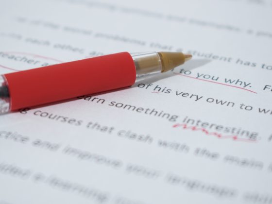 article grammar editing red pen