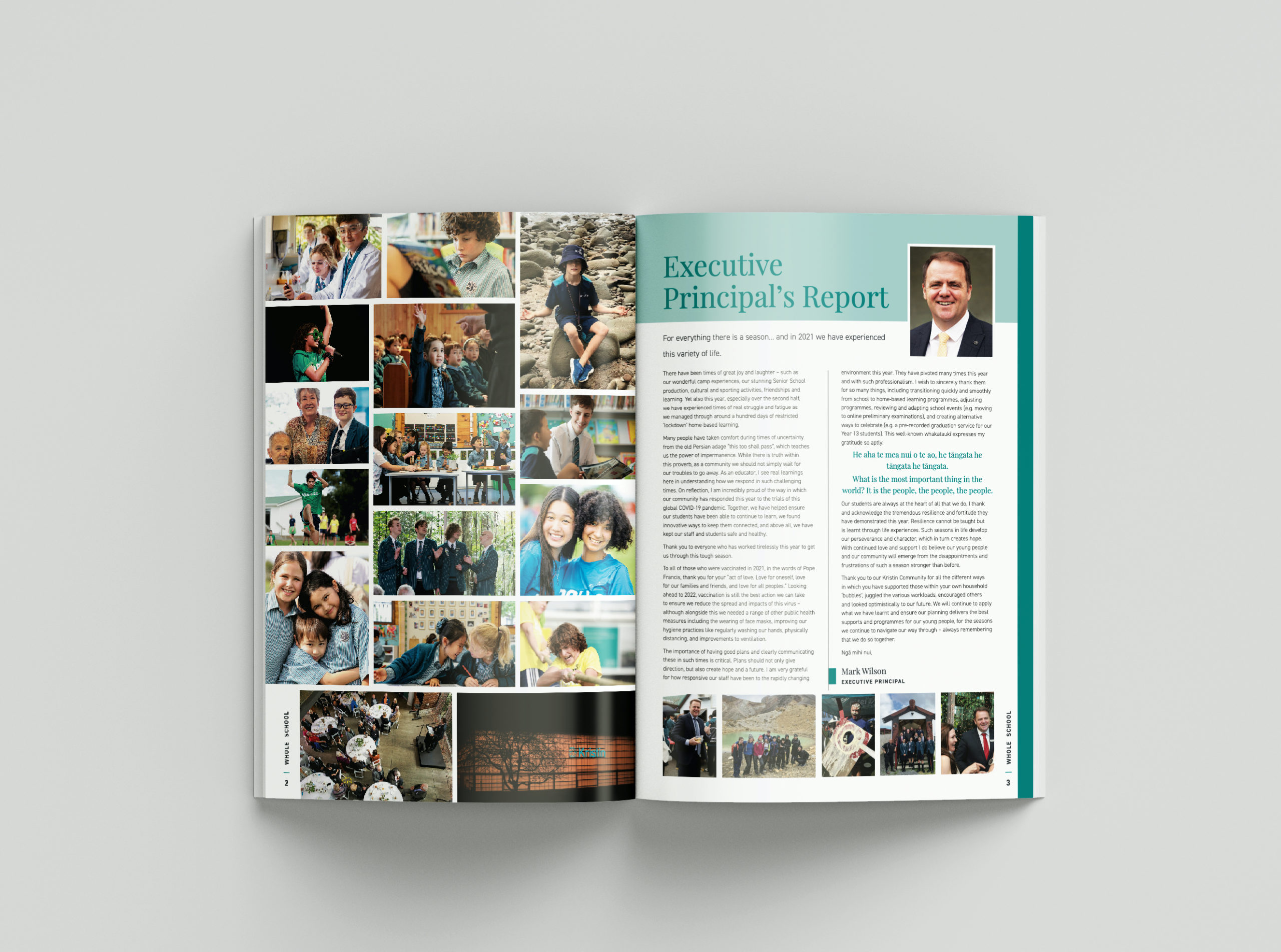 yearbook design page layout