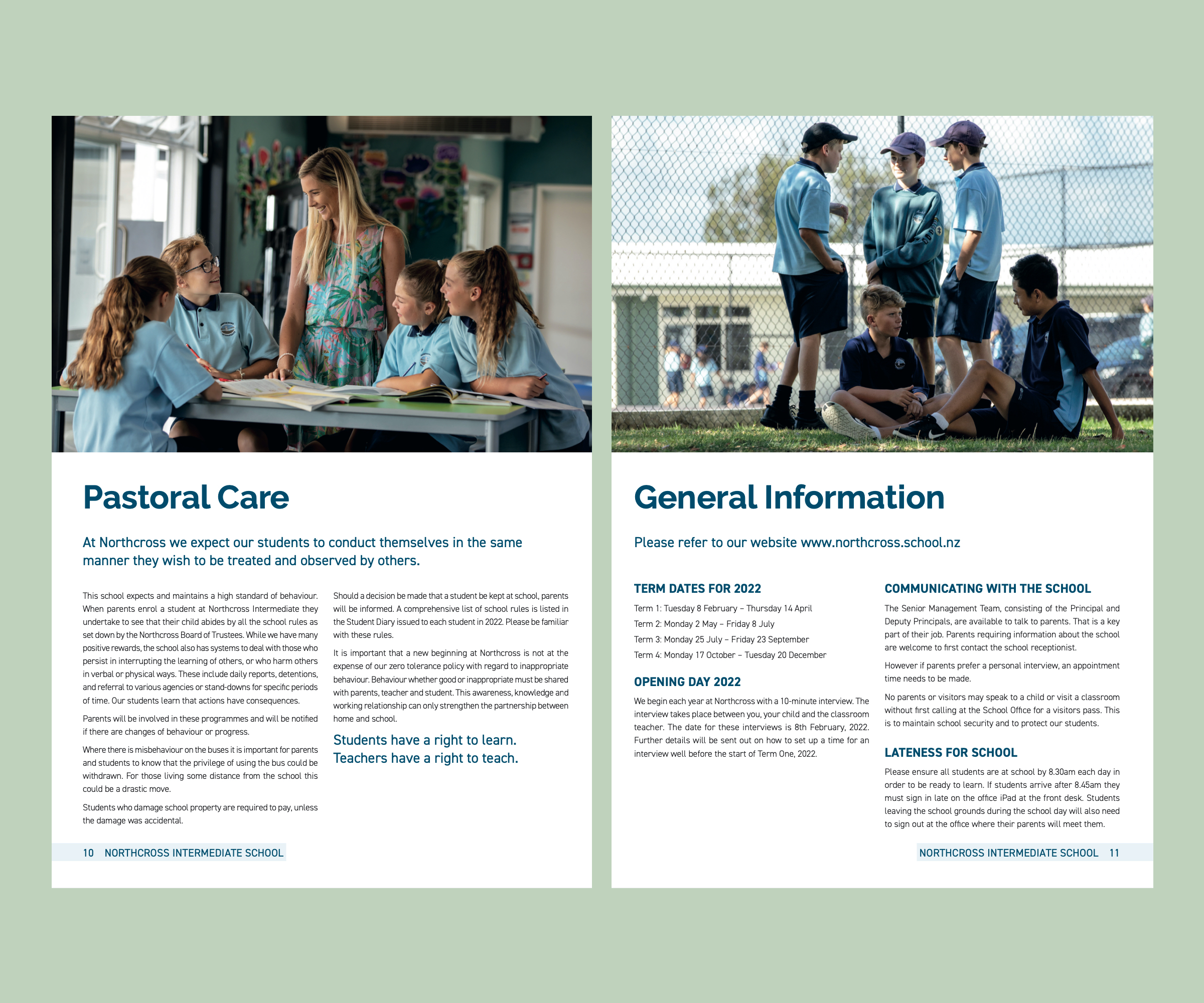 prospectus general information page