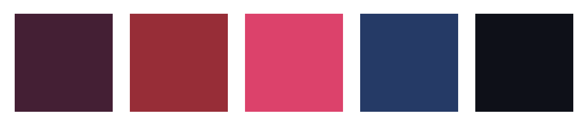 colour palette pink plum