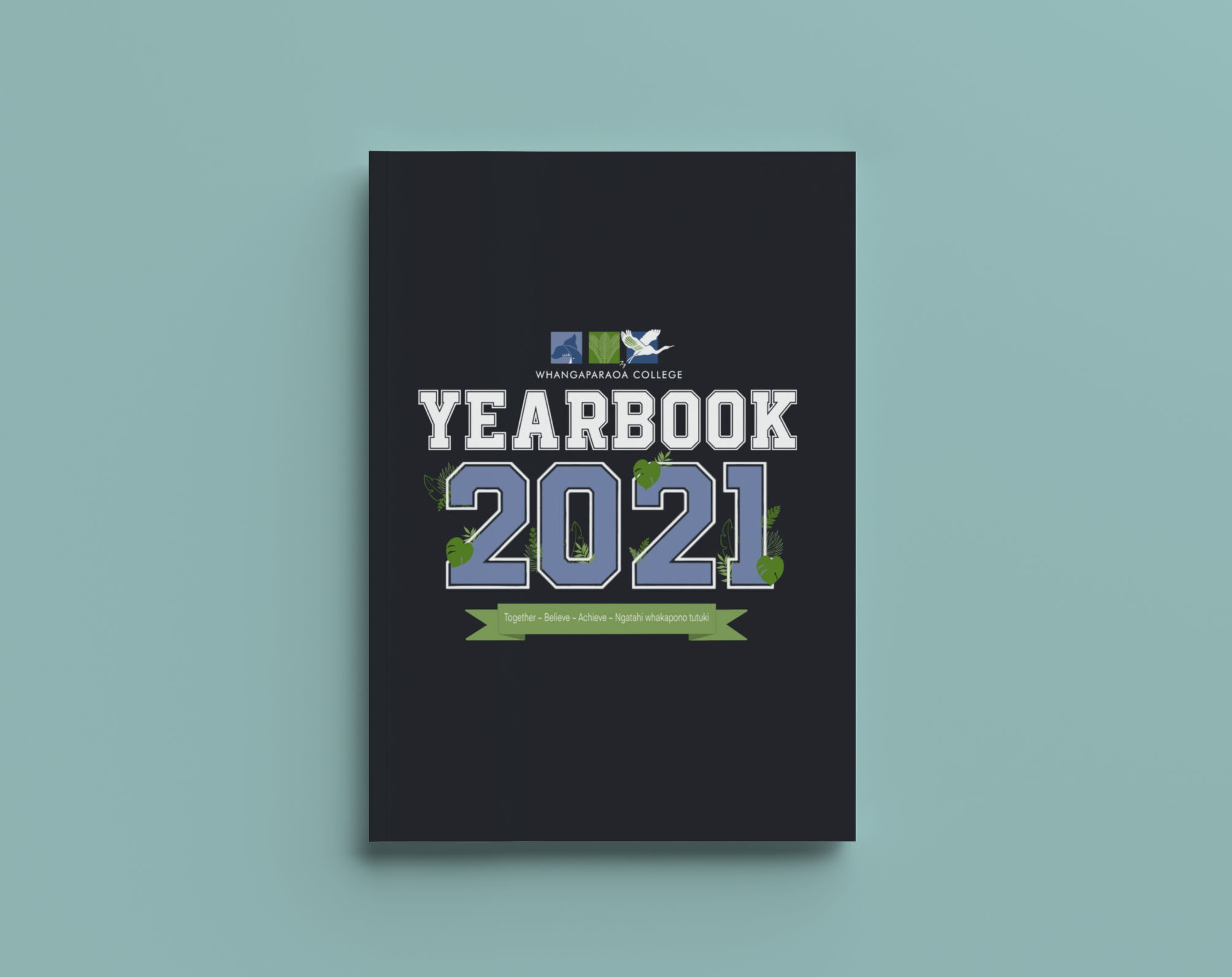 Bold yearbook cover design