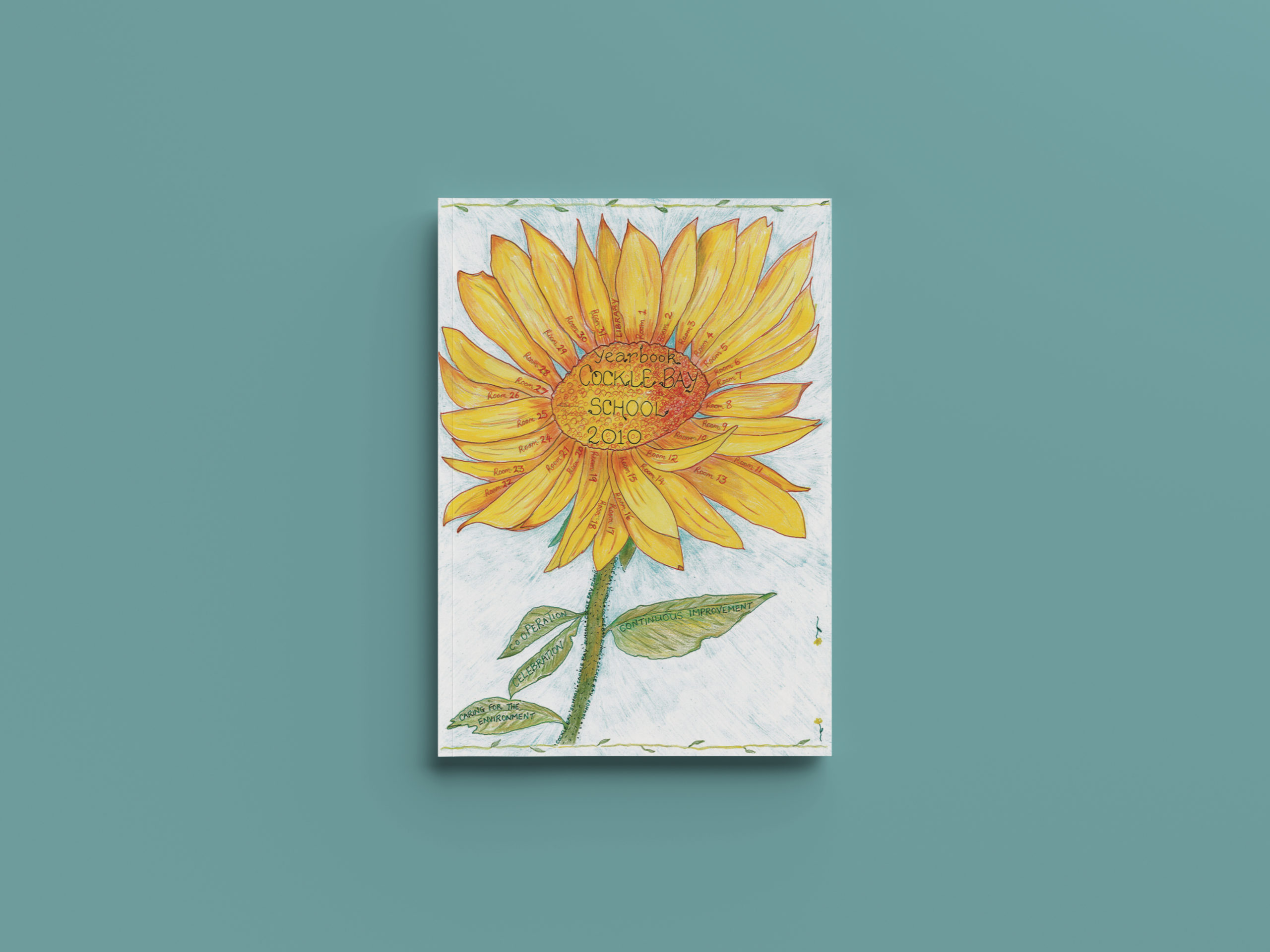 Flower book cover design