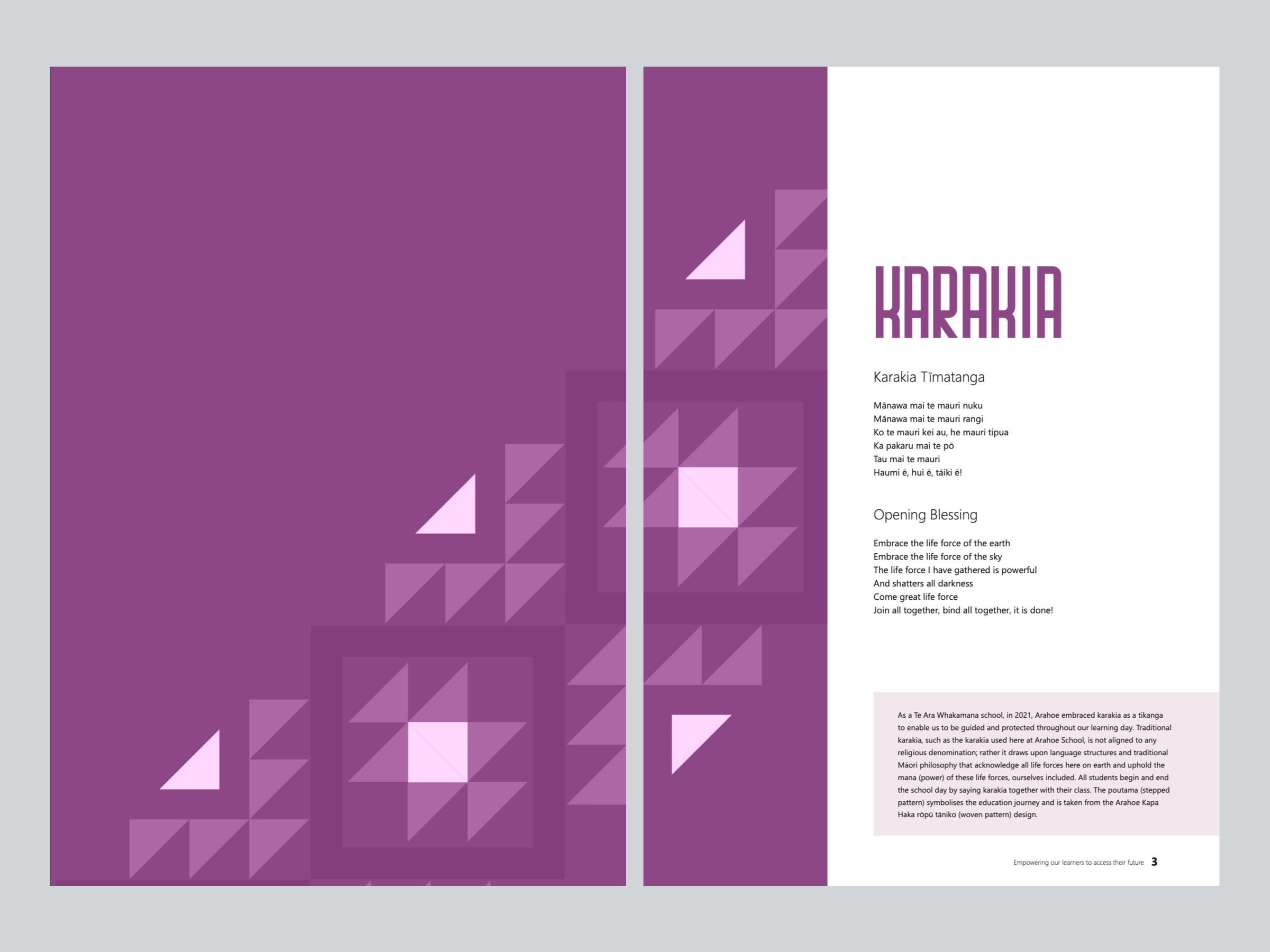 purple yearbook design