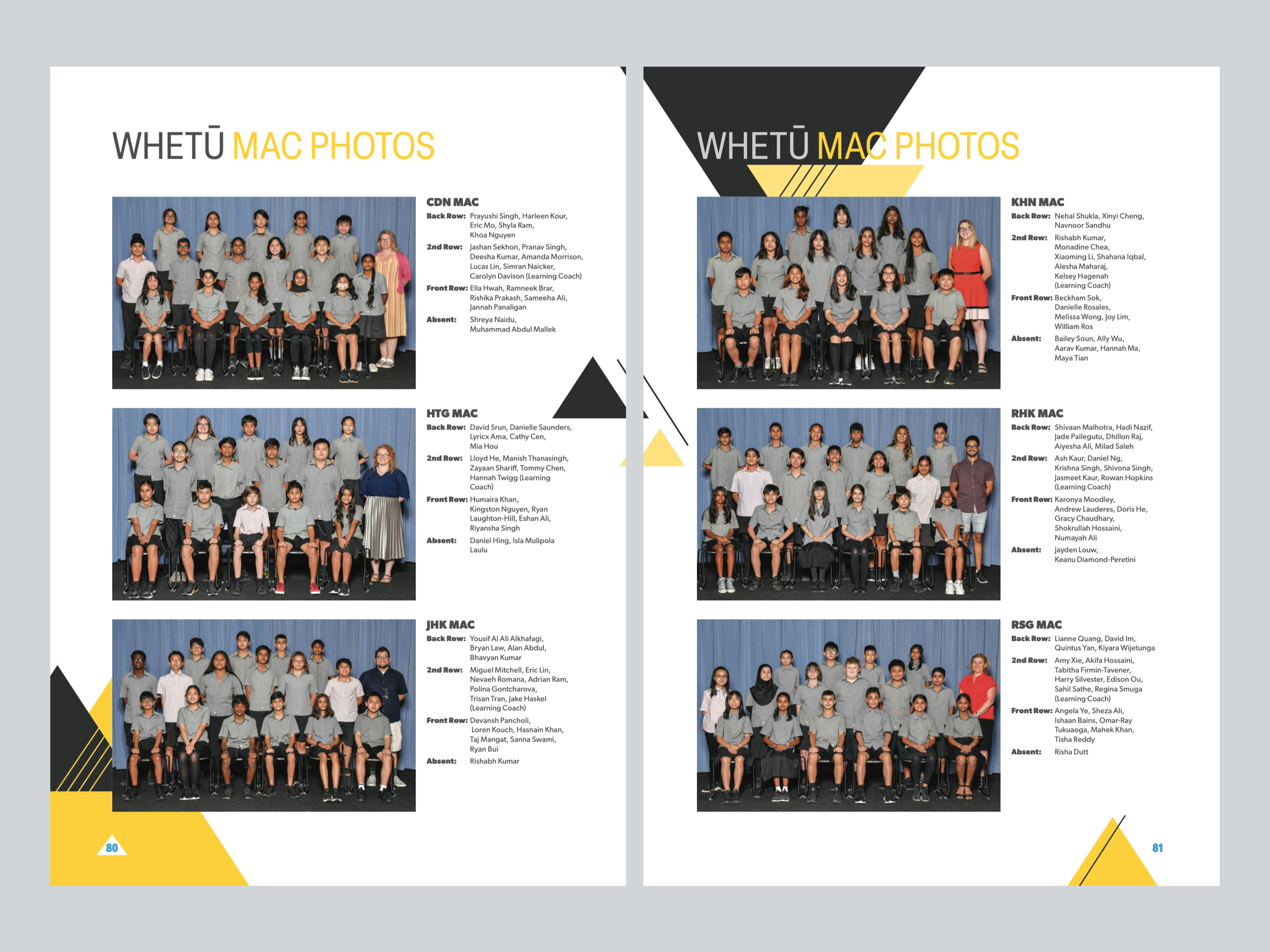 high school photos Yearbook Page Designs