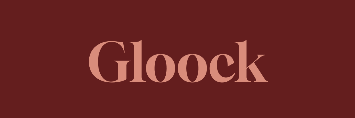 Gloock font